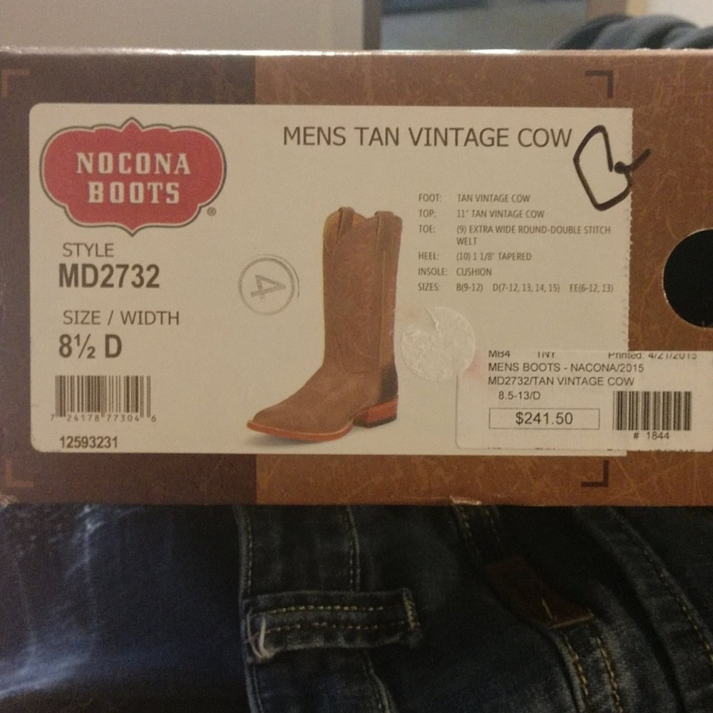 Men's Nocona Boots 8.5D